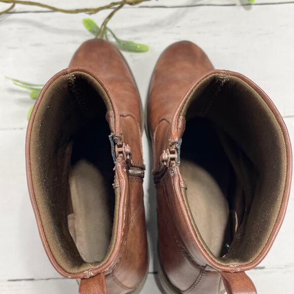 Women's Shane Baretrap Brown Ankle Boots - Size 9 - Picture 7 of 11